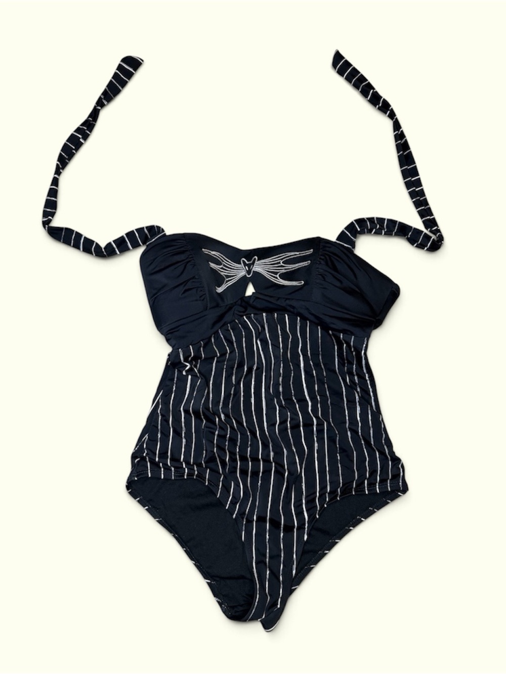 The Nightmare Before Christmas Jack Skellington One Piece Swimsuit (Small)